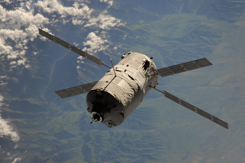 Illustration for article titled Every Port On The Space Station Is Loaded With Spacecraft